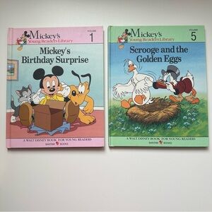 Mickey's Young Readers Library Books Set
